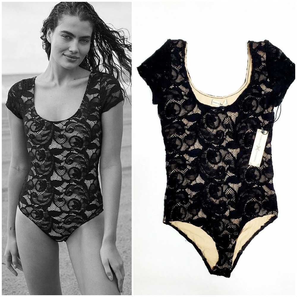 Nightcap Clothing 1997 Lace Bodysuit NWT XS